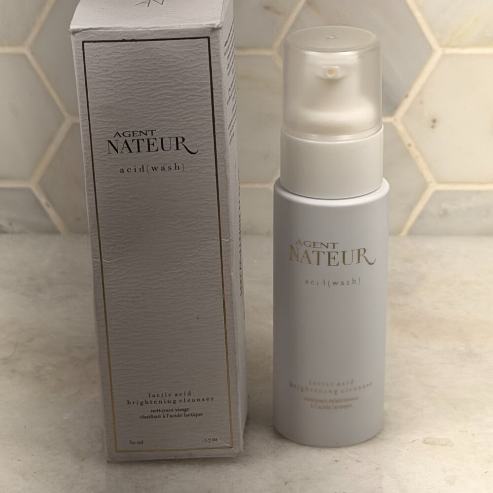 Agent Nateur - acid(wash)Natural Lactic Acid Skin Illuminating Cleanser | 1.7oz